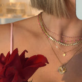 Candy Chain Necklace | Pink U-Link & Goldfill