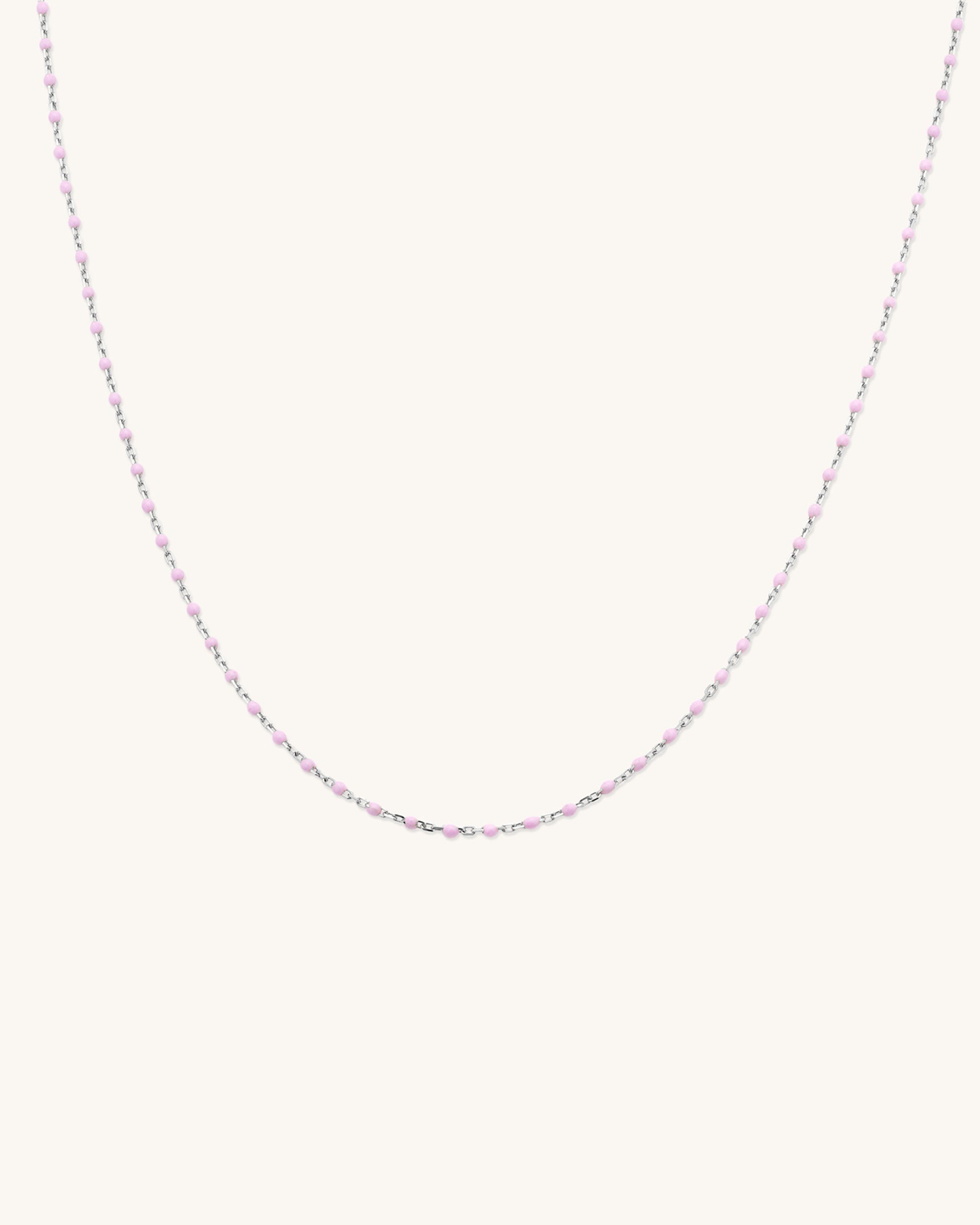 Lilac Candy Chain Necklace
