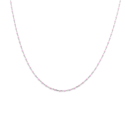 Candy Chain Necklace | Lilac & Silver