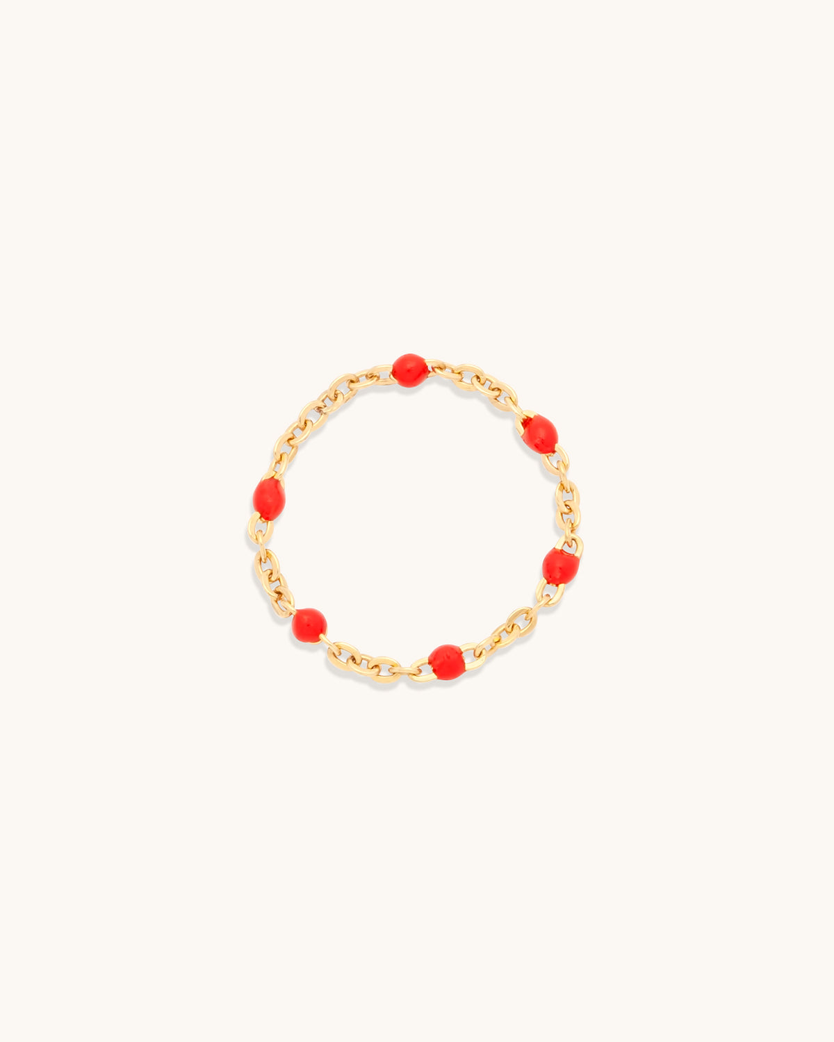 Cherry Candy Chain Ring