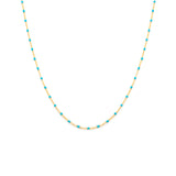 Candy Chain Necklace | Turquoise & Goldfill