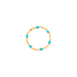 Candy Chain Ring | Turquoise & Goldfill