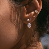 Circa Ear Cuff | White Topaz