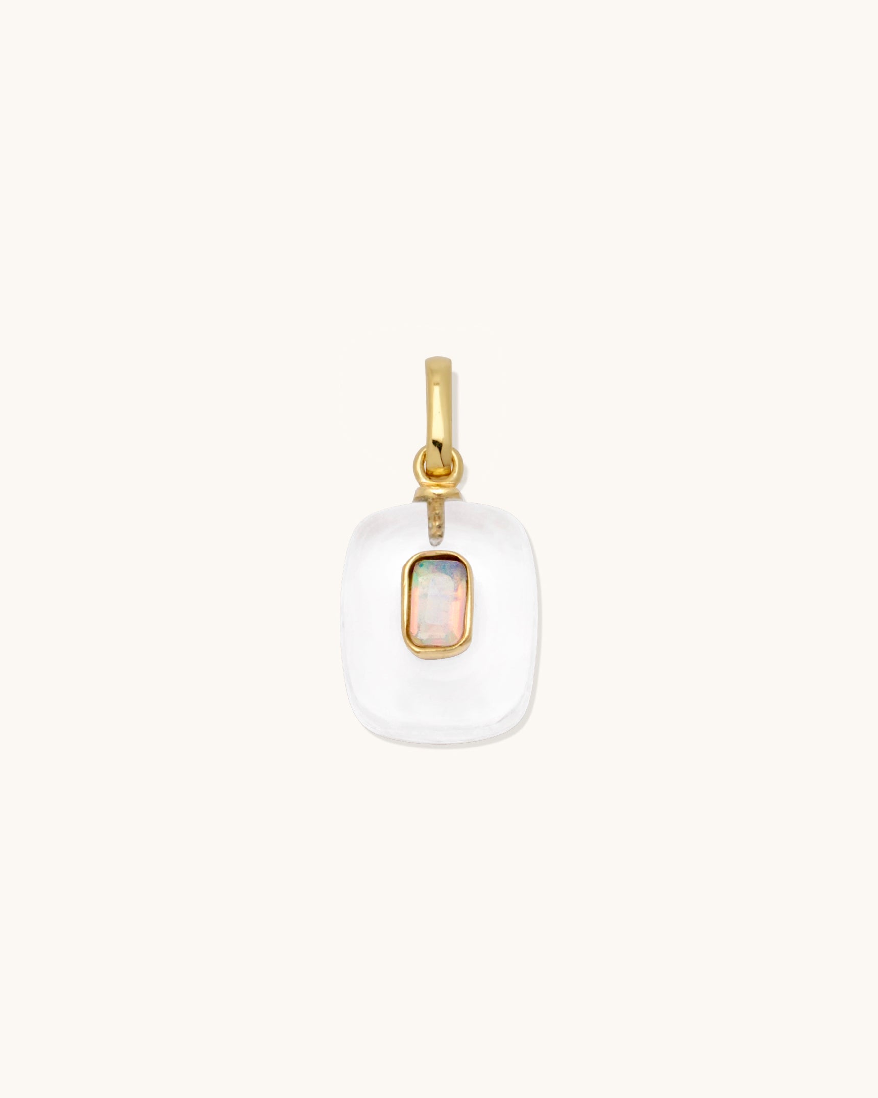 Clear Quartz Birthstone Pendant