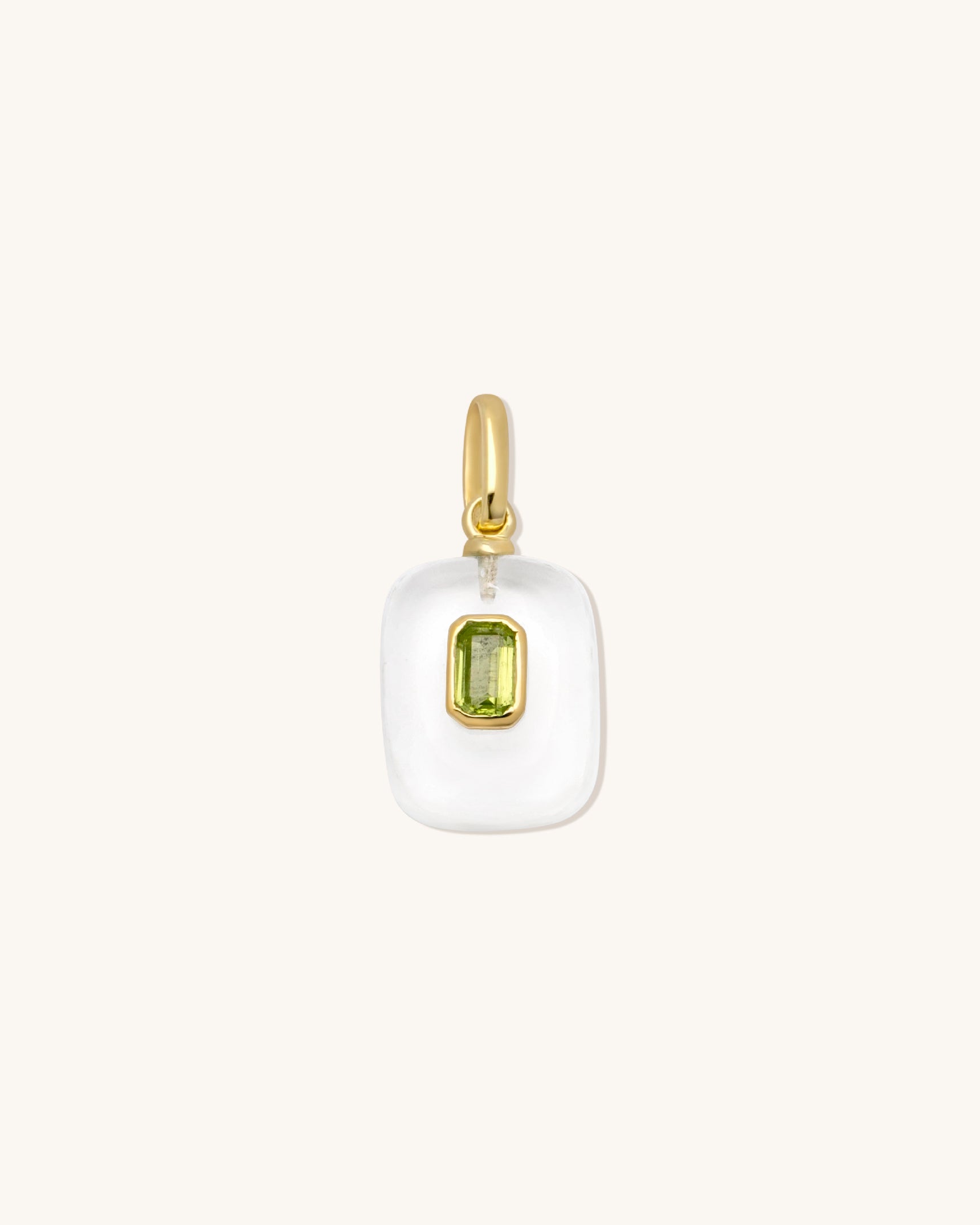 Clear Quartz Birthstone Pendant