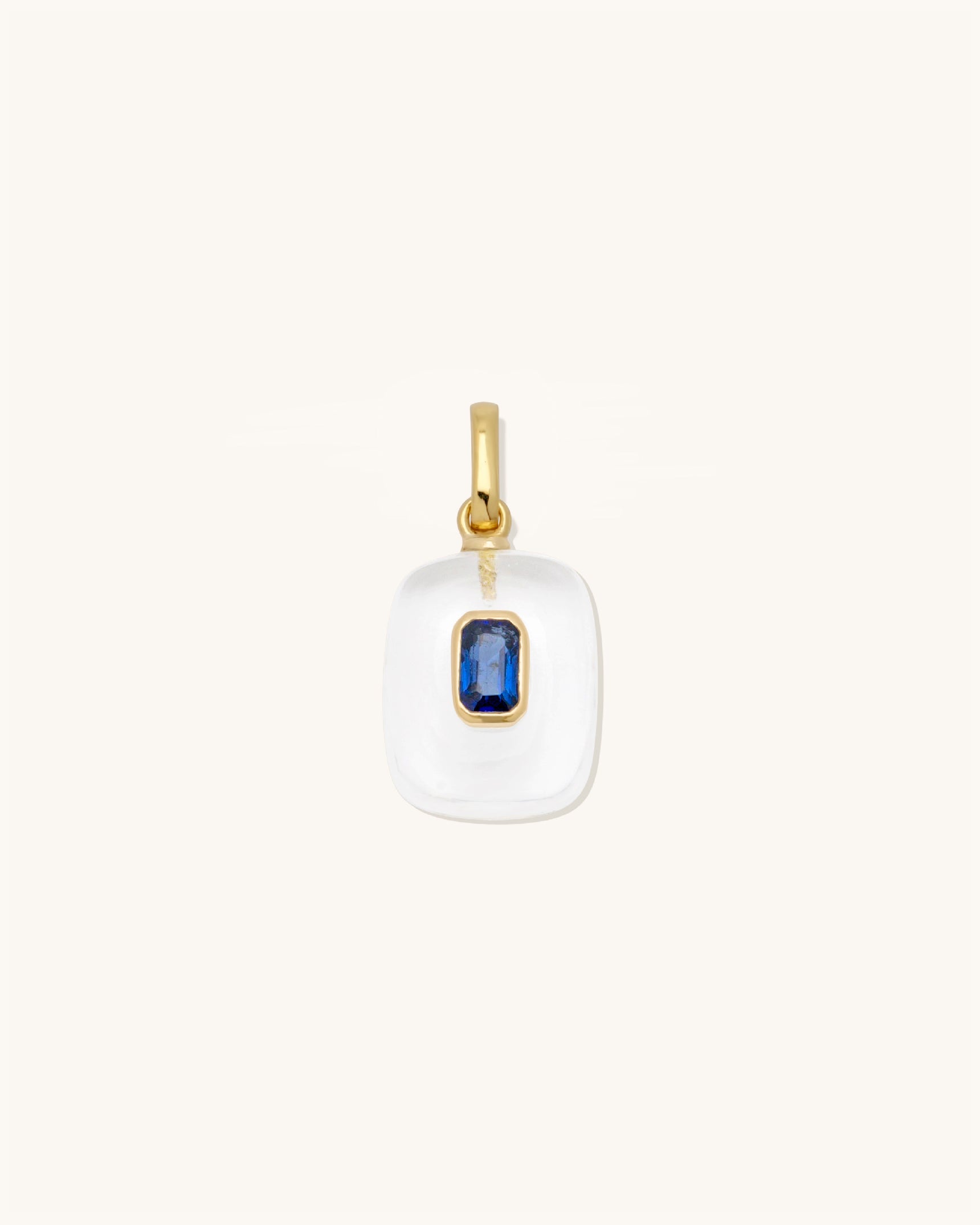 Clear Quartz Birthstone Pendant