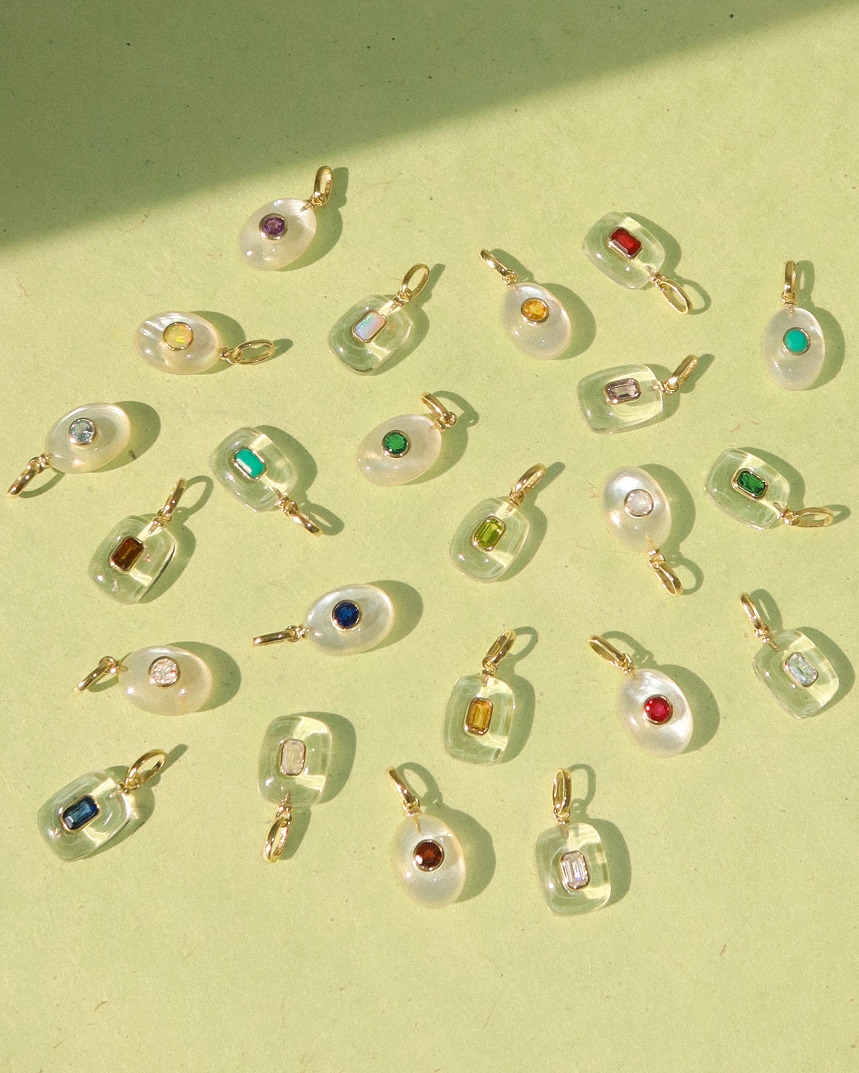 Pearlescent Birthstone Necklace