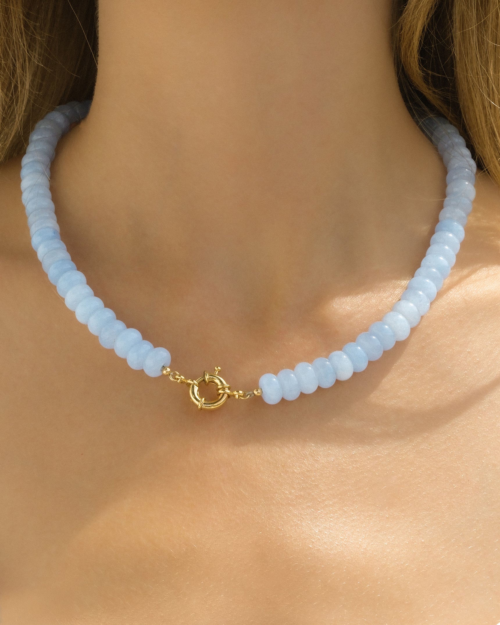 Coastal Blue Gemstone Necklace