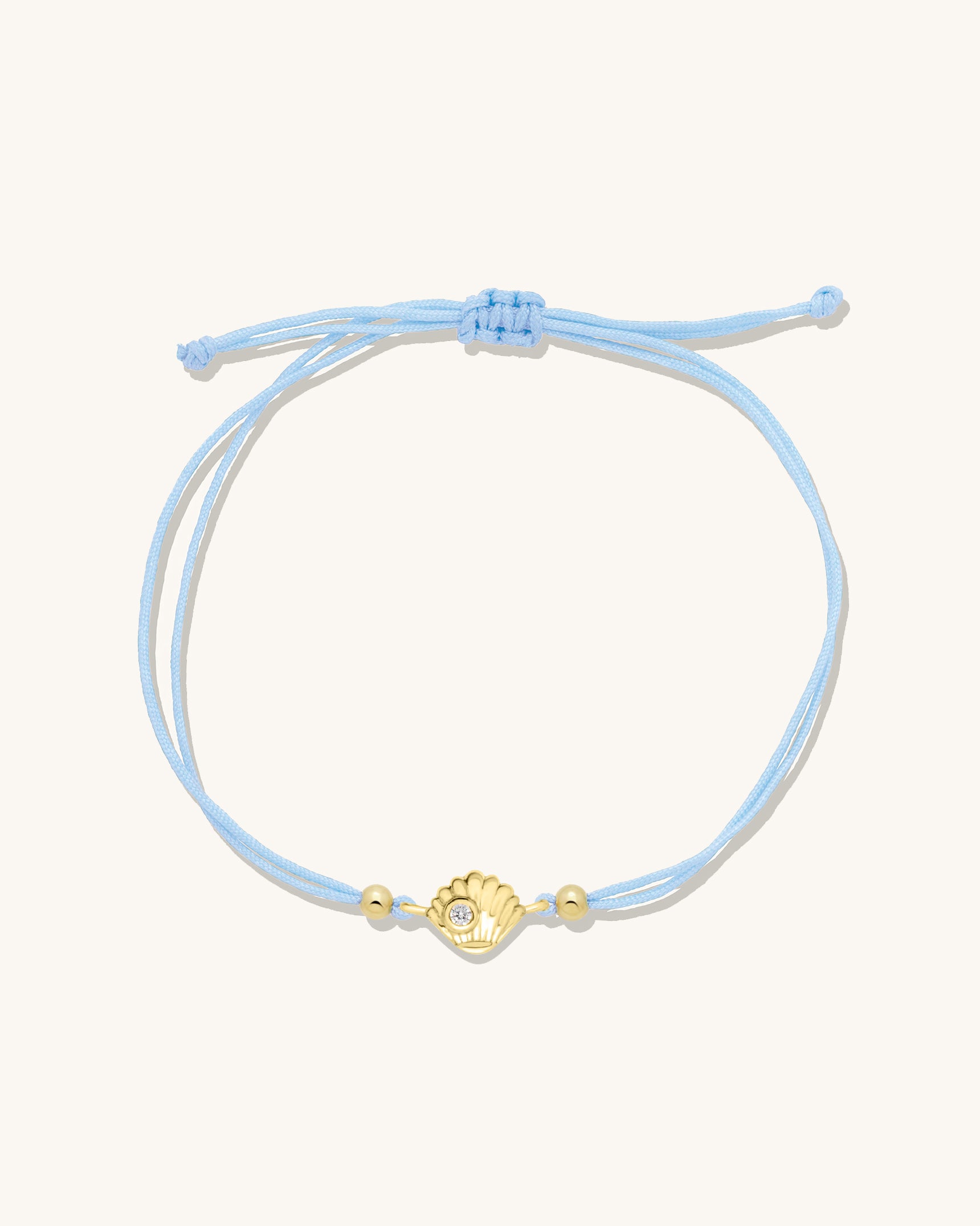 Colored Cord Shell Bracelet