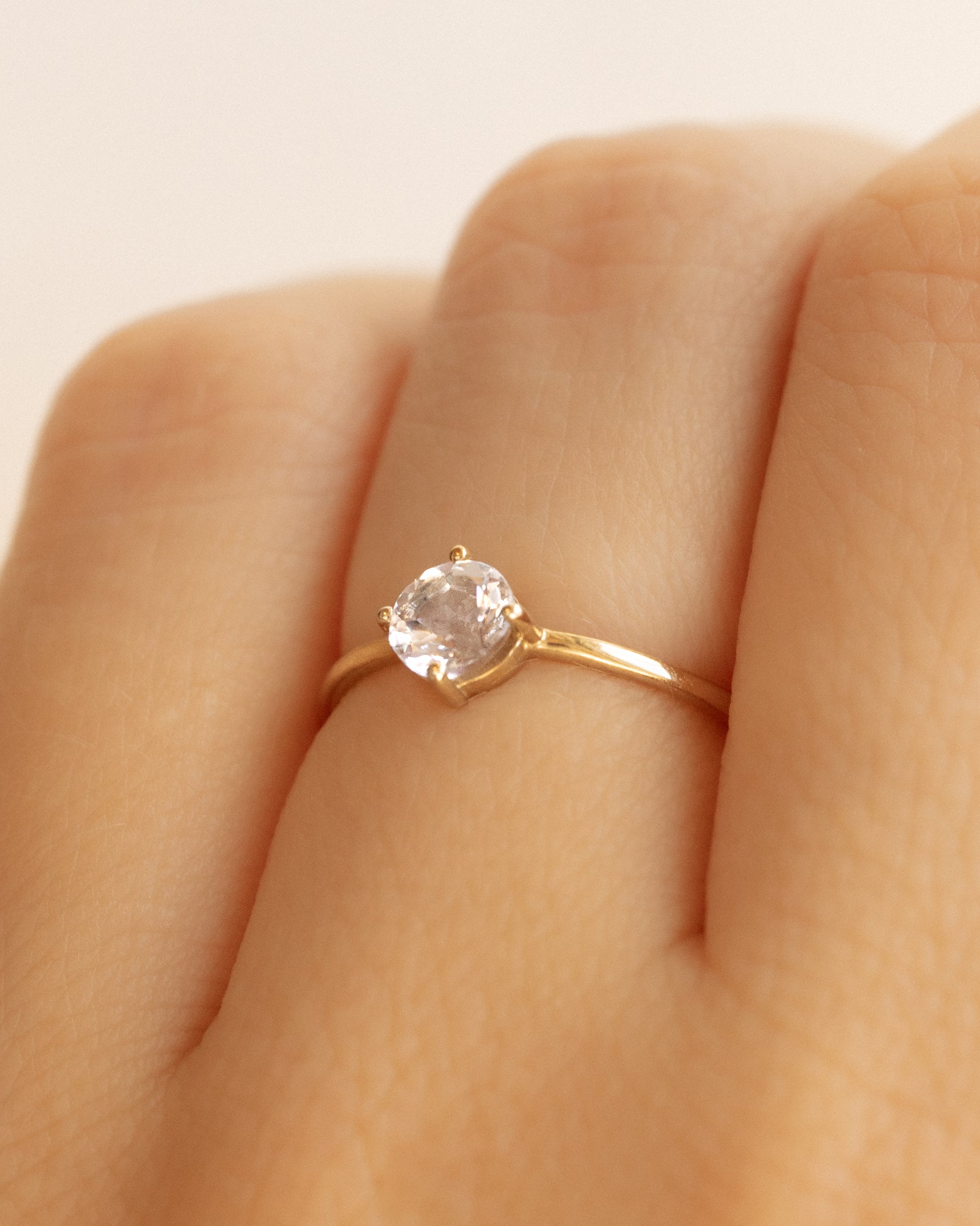 Compass Morganite 14K Ring
