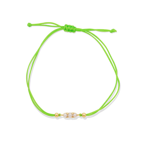 Colored Cord Circa Pearl Bracelet