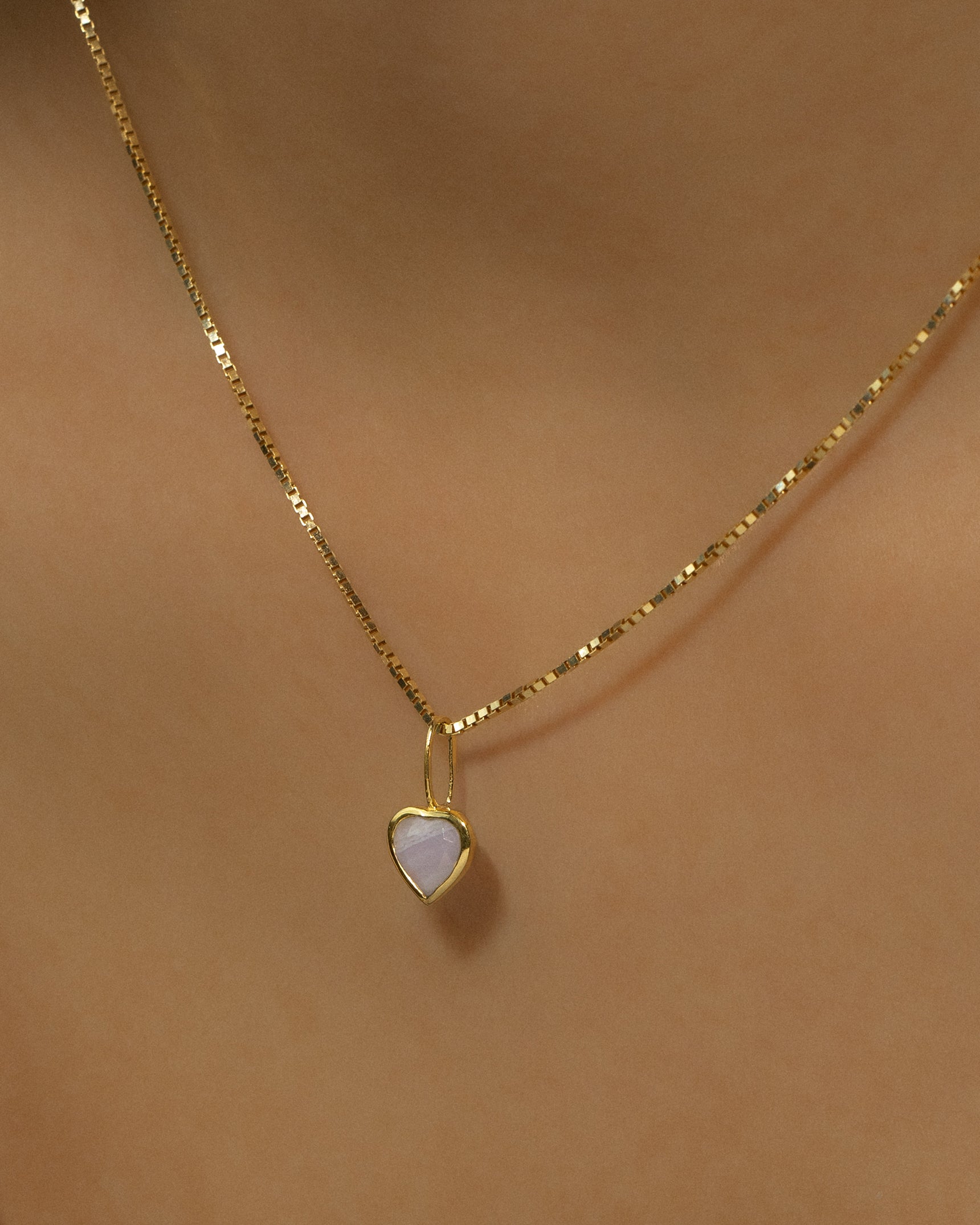 Coeur Chalcedony Pendant