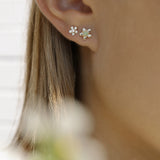 Daisy Studs | Opal & Gold