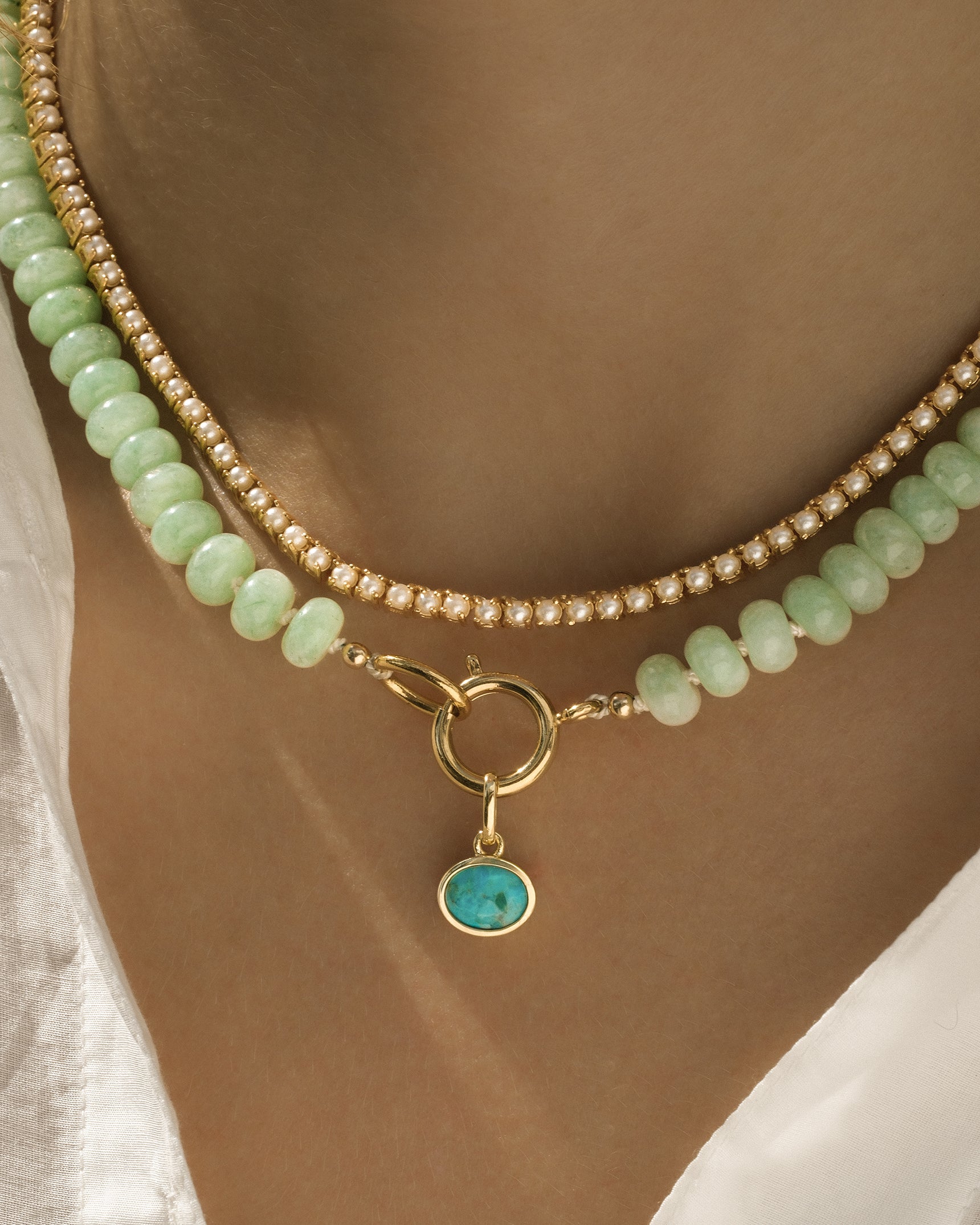 East-West Turquoise Pendant