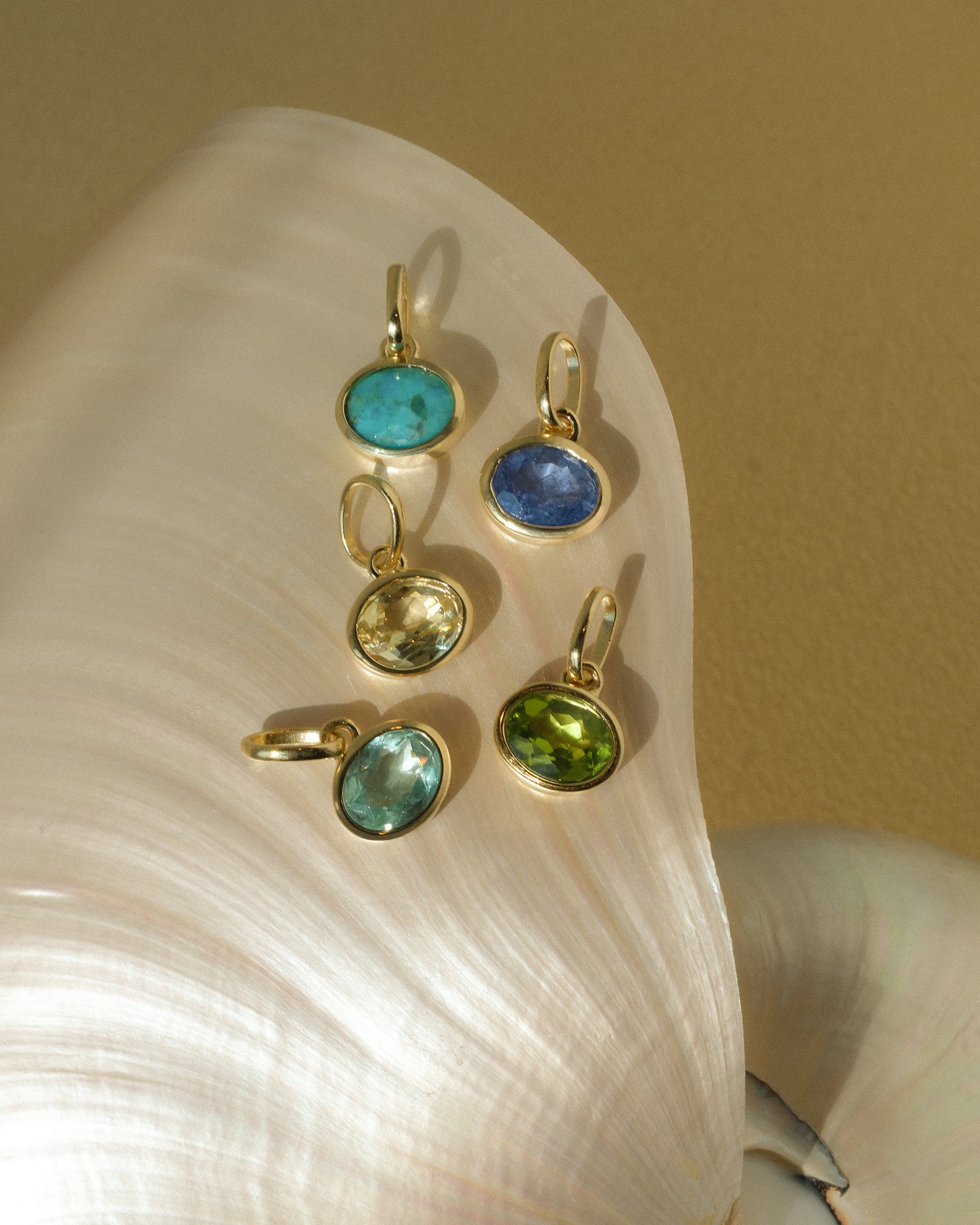 East-West Peridot Pendant