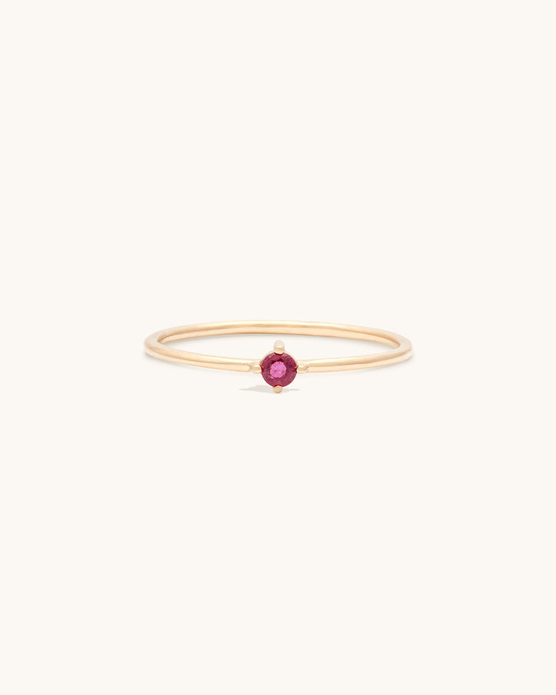 Ruby Birthstone Ring