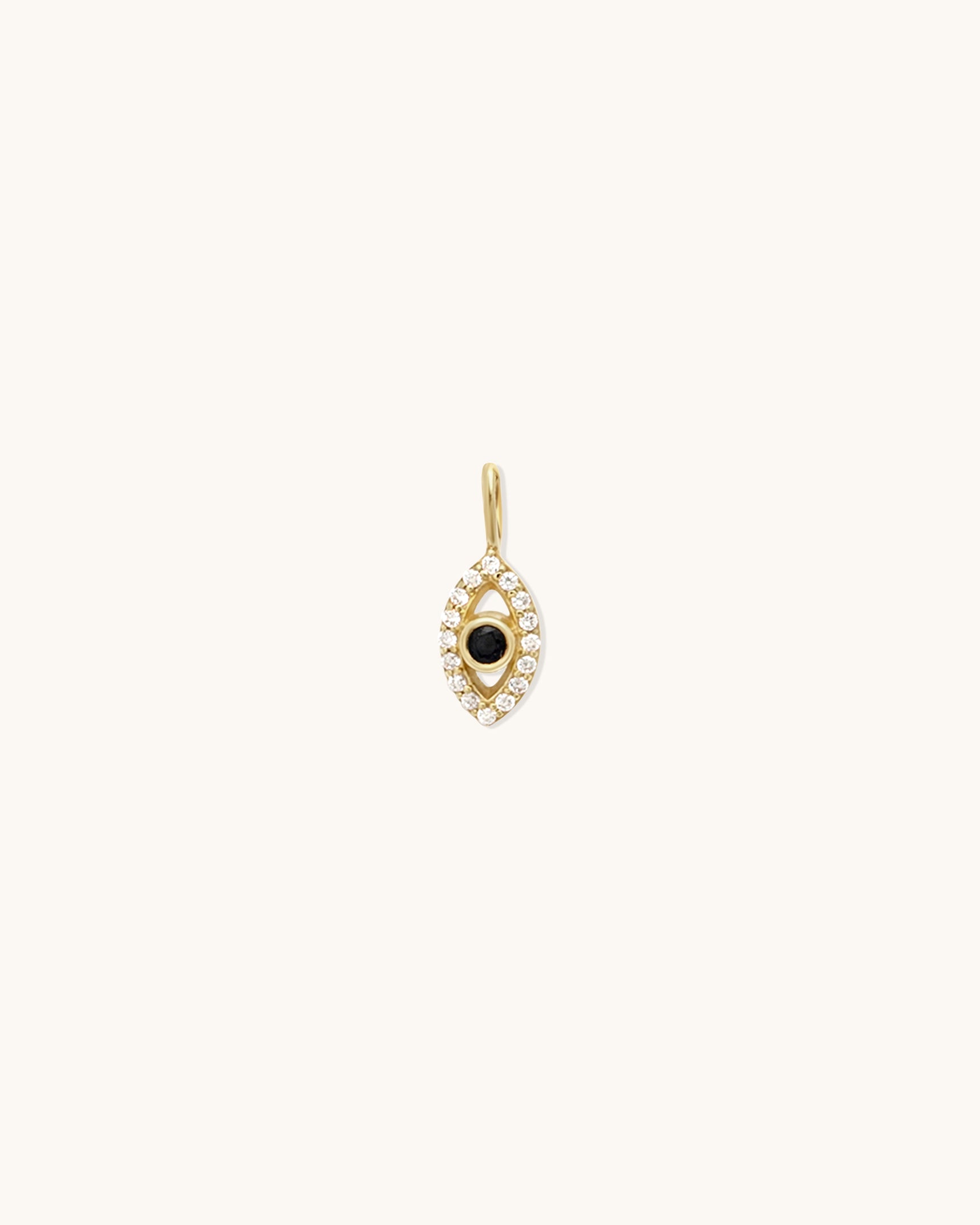 Evil Eye Sapphire Pendant
