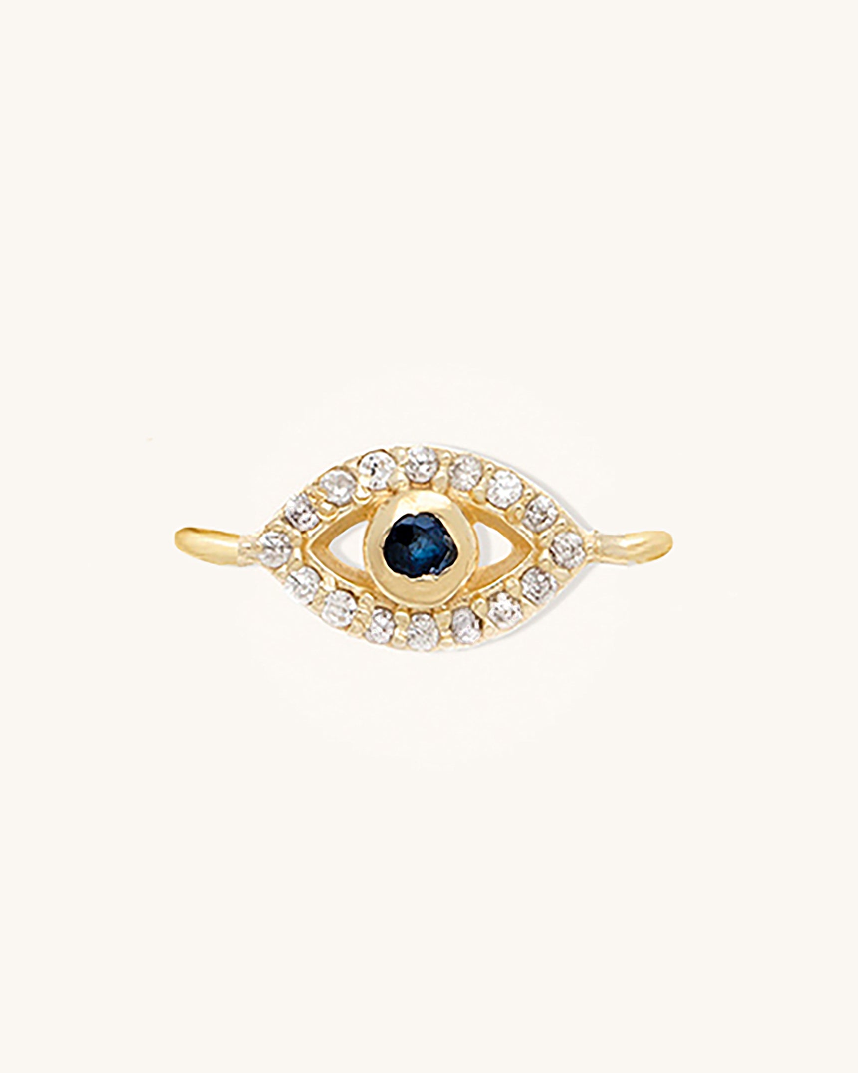 Evil Eye Sapphire Connector