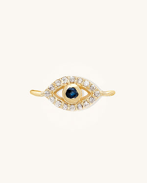 Evil Eye Sapphire Connector