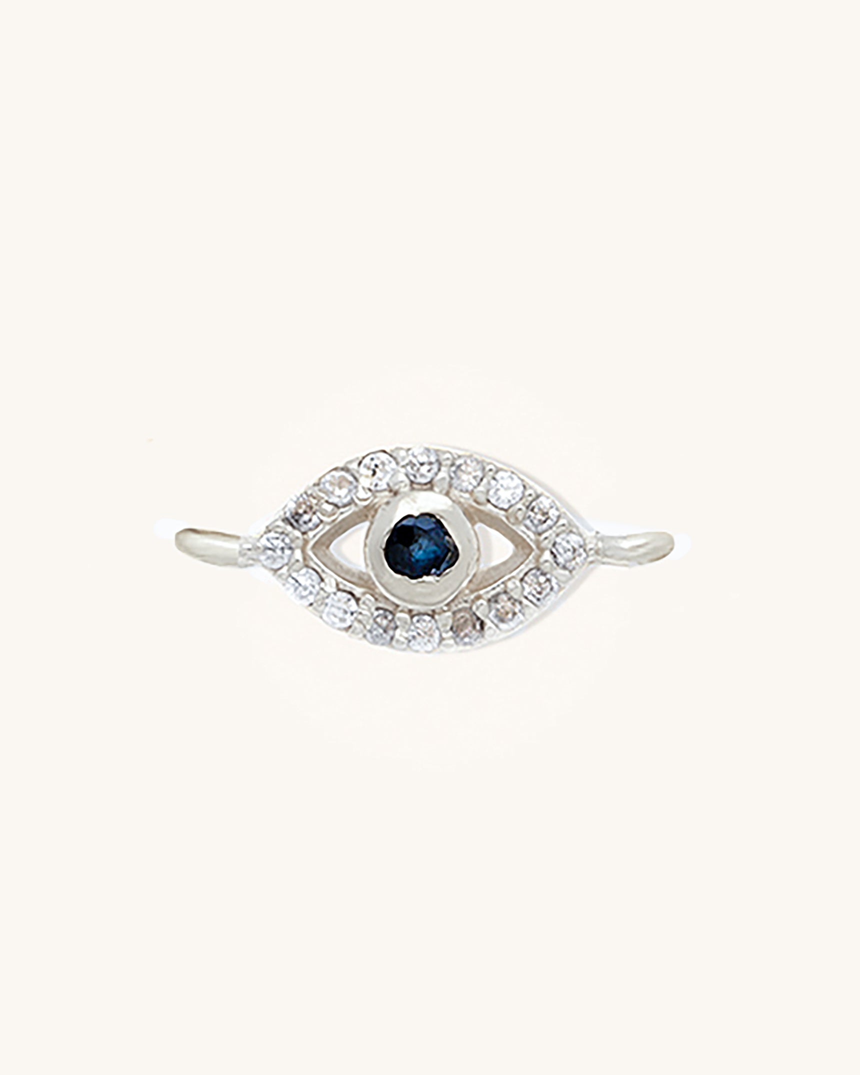 Evil Eye Sapphire Connector