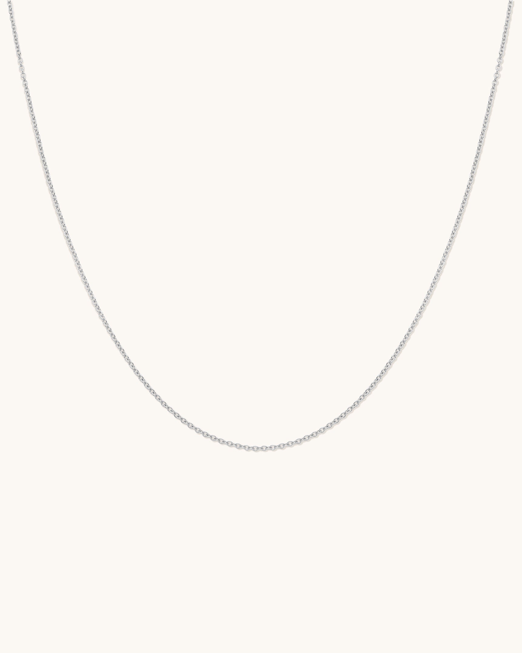 Extra Fine Cable Chain Necklace