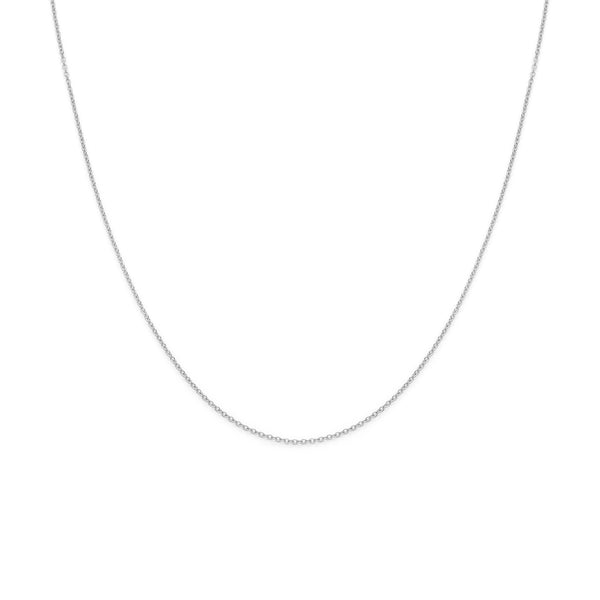 Extra Fine Cable Chain Necklace | Silver