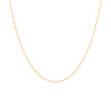 Extra Fine Cable Chain Necklace | 14k Gold