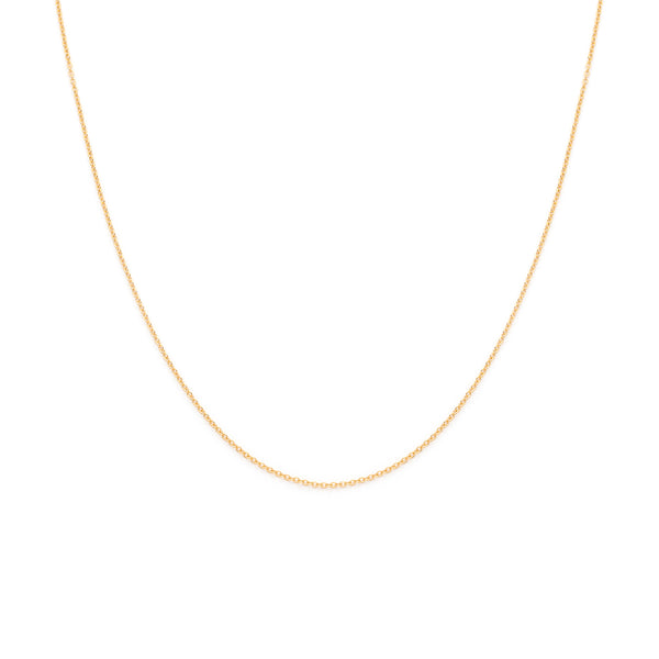 Extra Fine Cable Chain Necklace | 14k Gold