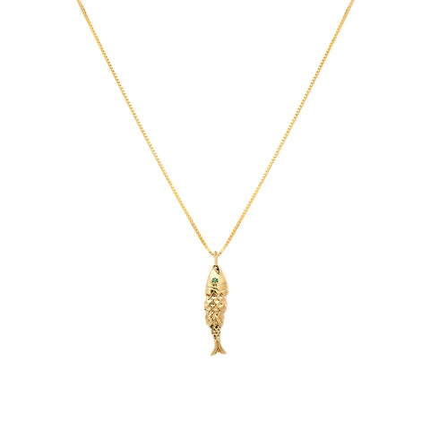 Fish Necklace | Emerald