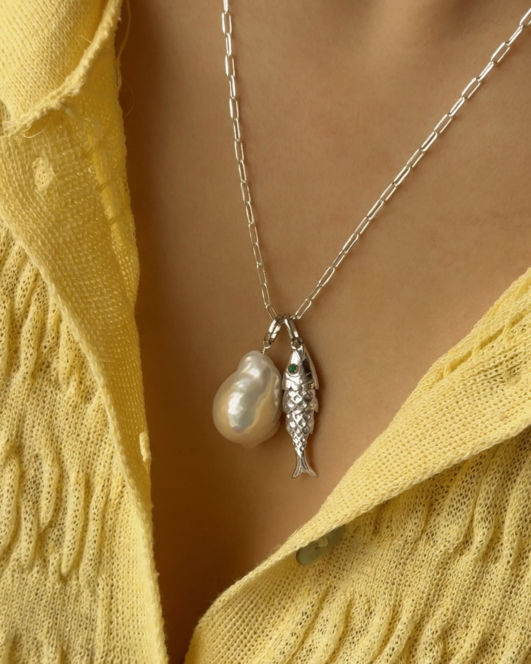 Jumbo Baroque Pearl Pendant