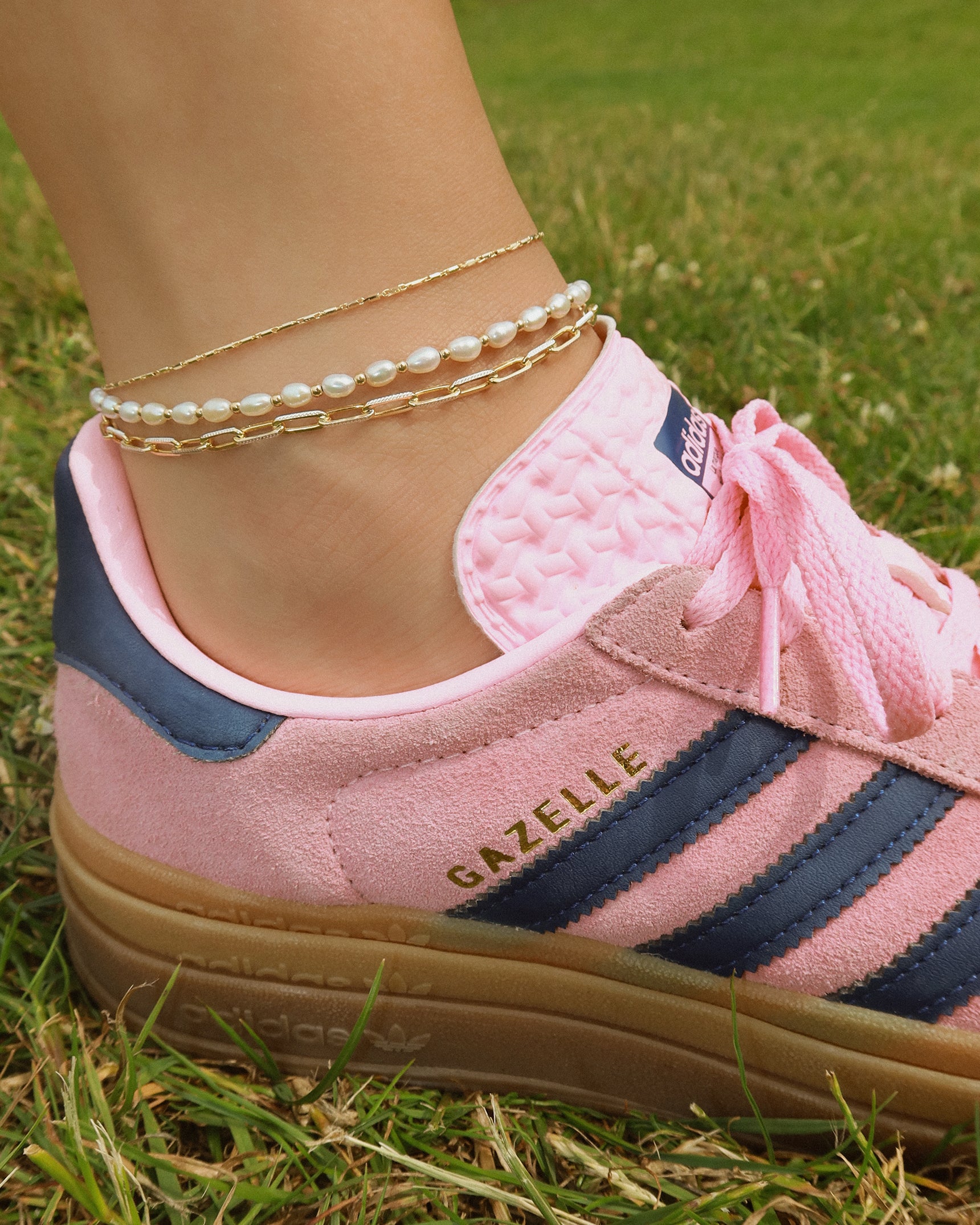 Golden Line Chain Anklet