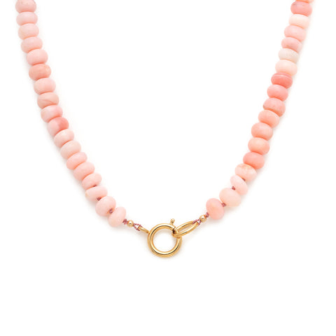 Gemstone Necklace | Barbie Pink Opal