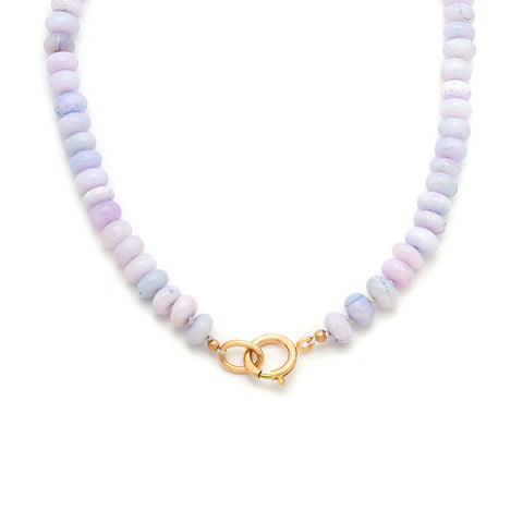 Gemstone Necklace | Lilac Opal