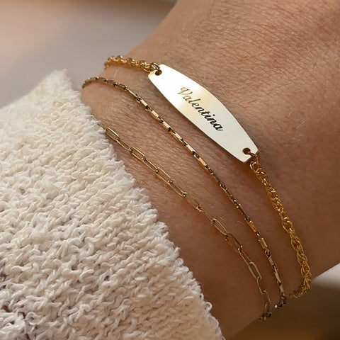 Bar Connector Bracelet | Goldfill