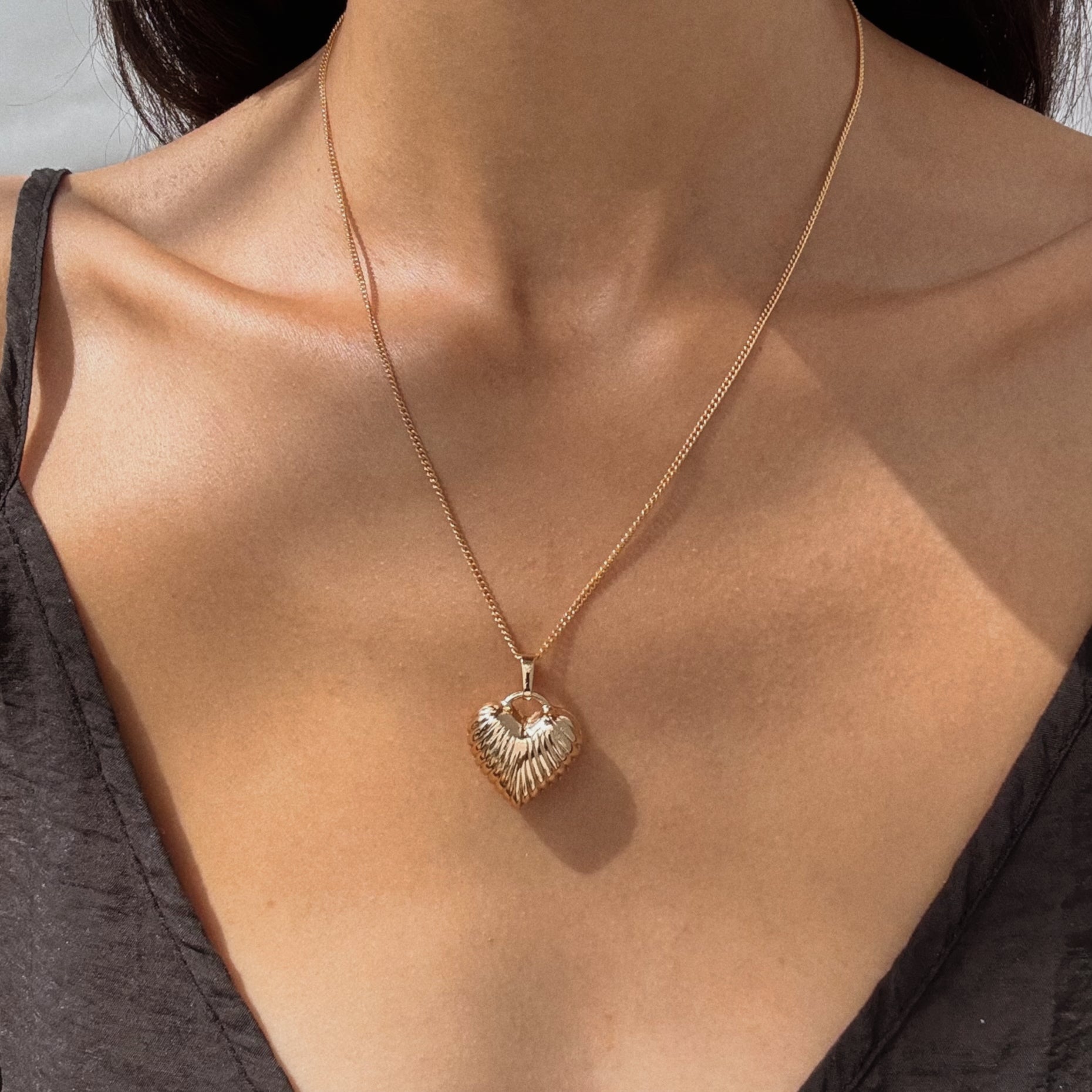 Golden Heart Necklace