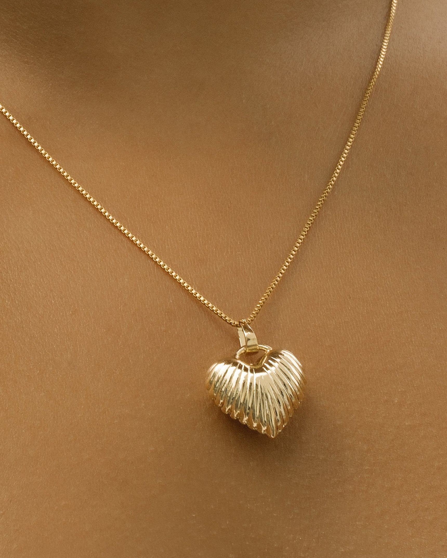 Golden Heart Necklace
