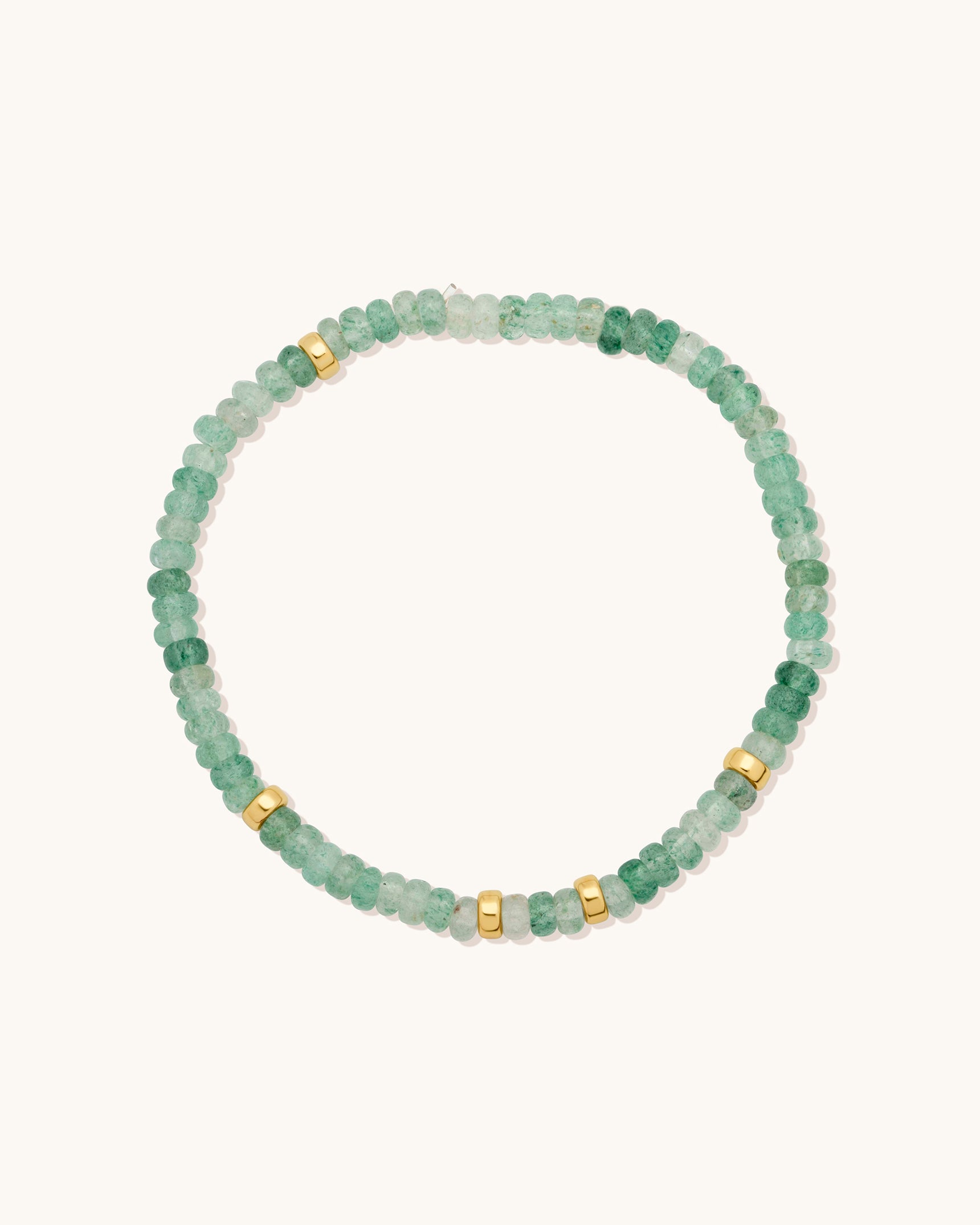 Emerald Jade Gemstone Bracelet
