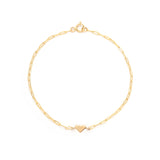 Heart Connector Bracelet | Goldfill