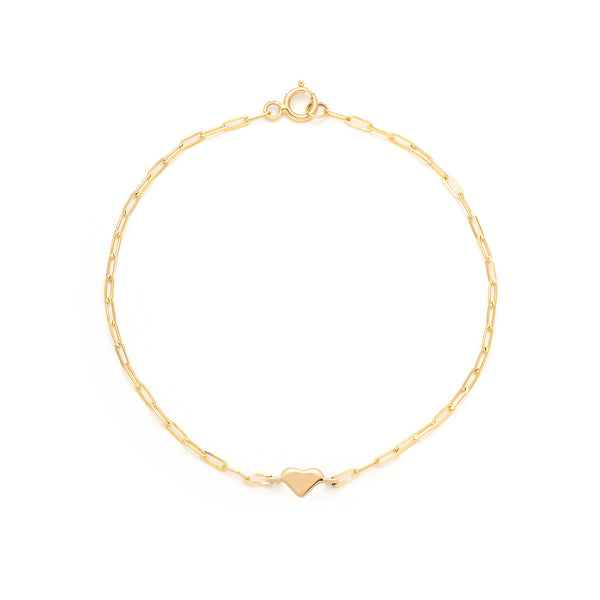 Heart Connector Bracelet | Goldfill