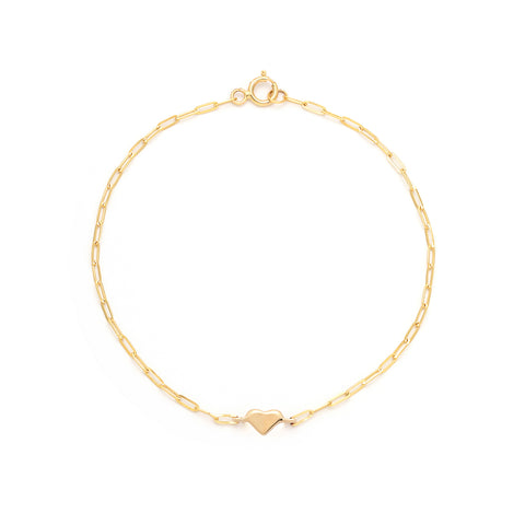 Heart Connector Bracelet | Goldfill