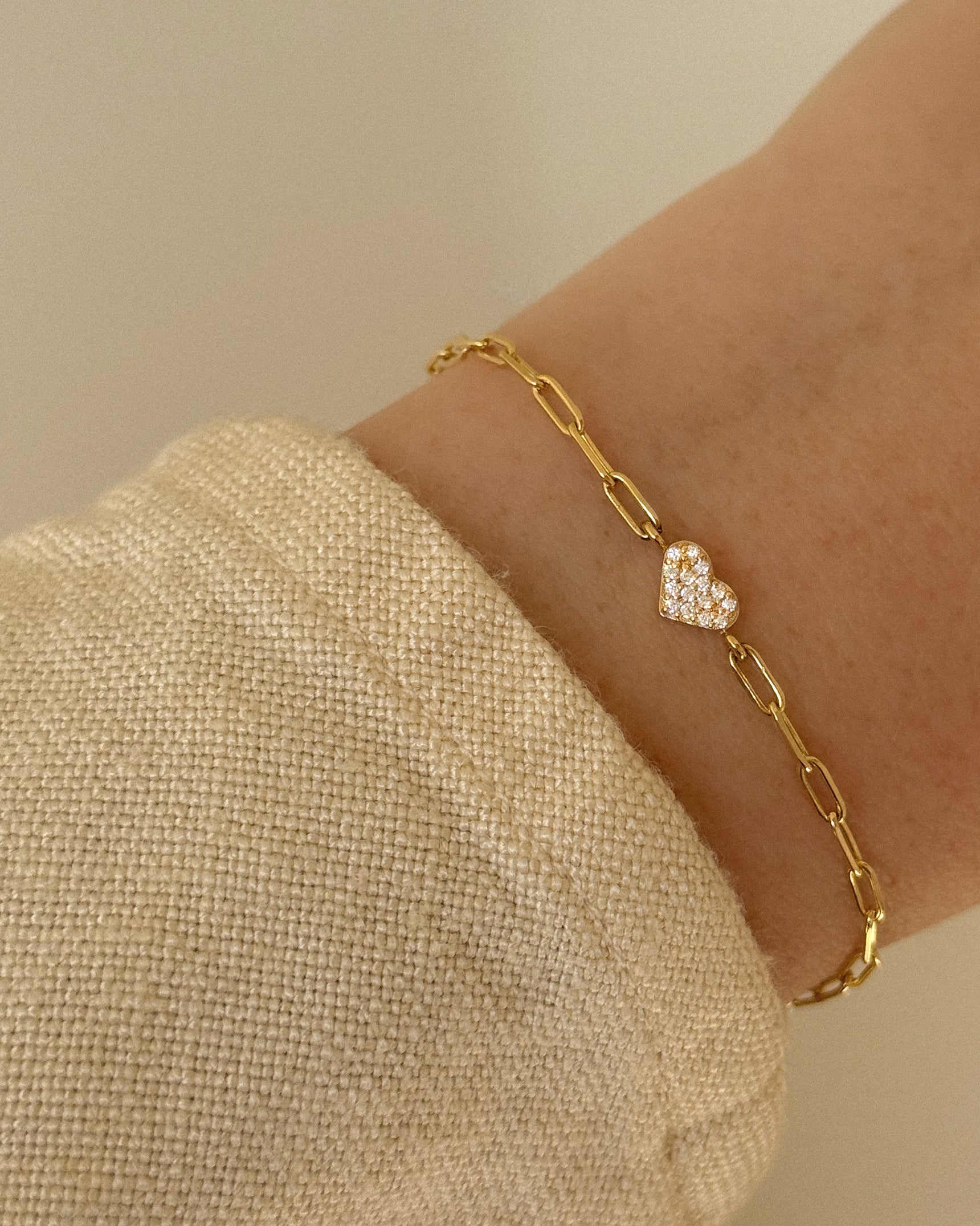 Heart Pavé Bracelet
