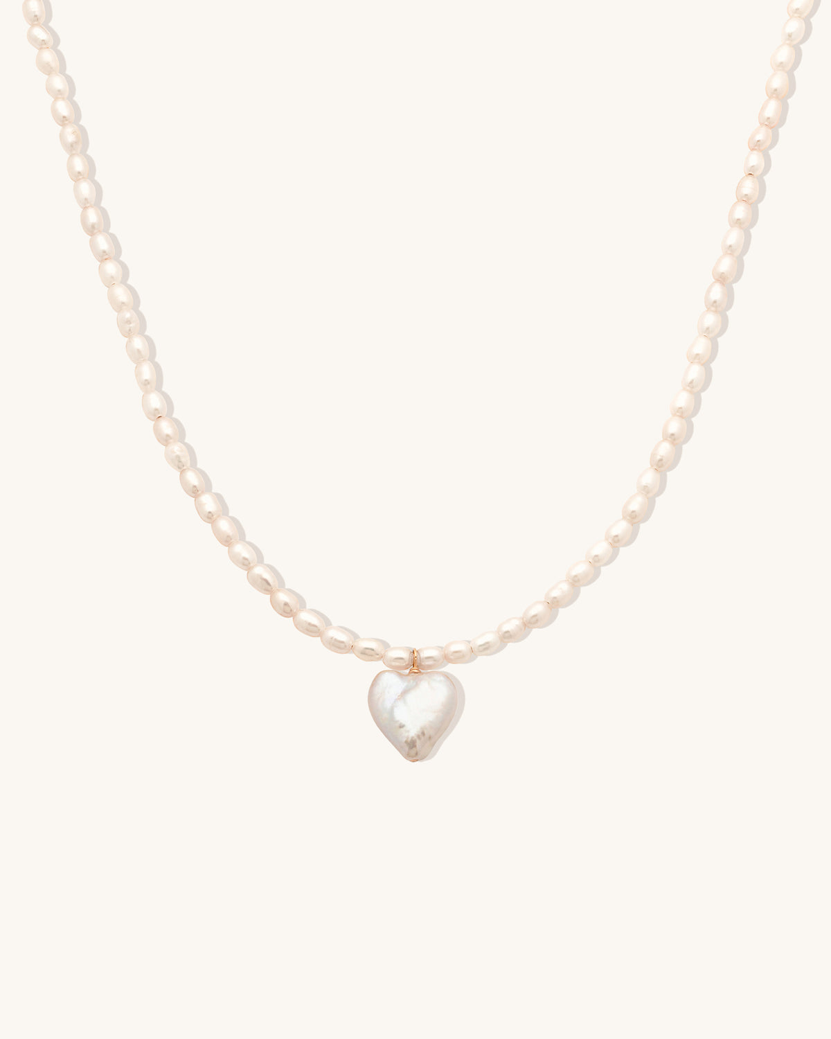 Heart Pearl Necklace