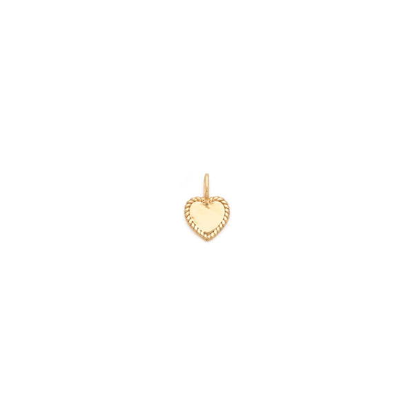 Heart Rope Pendant | 10K Solid Gold