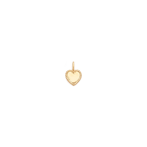 Heart Rope Pendant | 10K Solid Gold