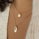 Heart Rope Pendant | 10K Solid Gold