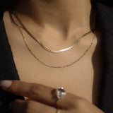 Herringbone Necklace | Goldfill