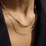 Herringbone Necklace | Goldfill