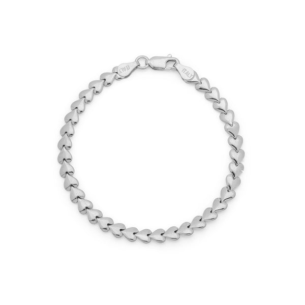 Herringheart Chain Bracelet | Silver