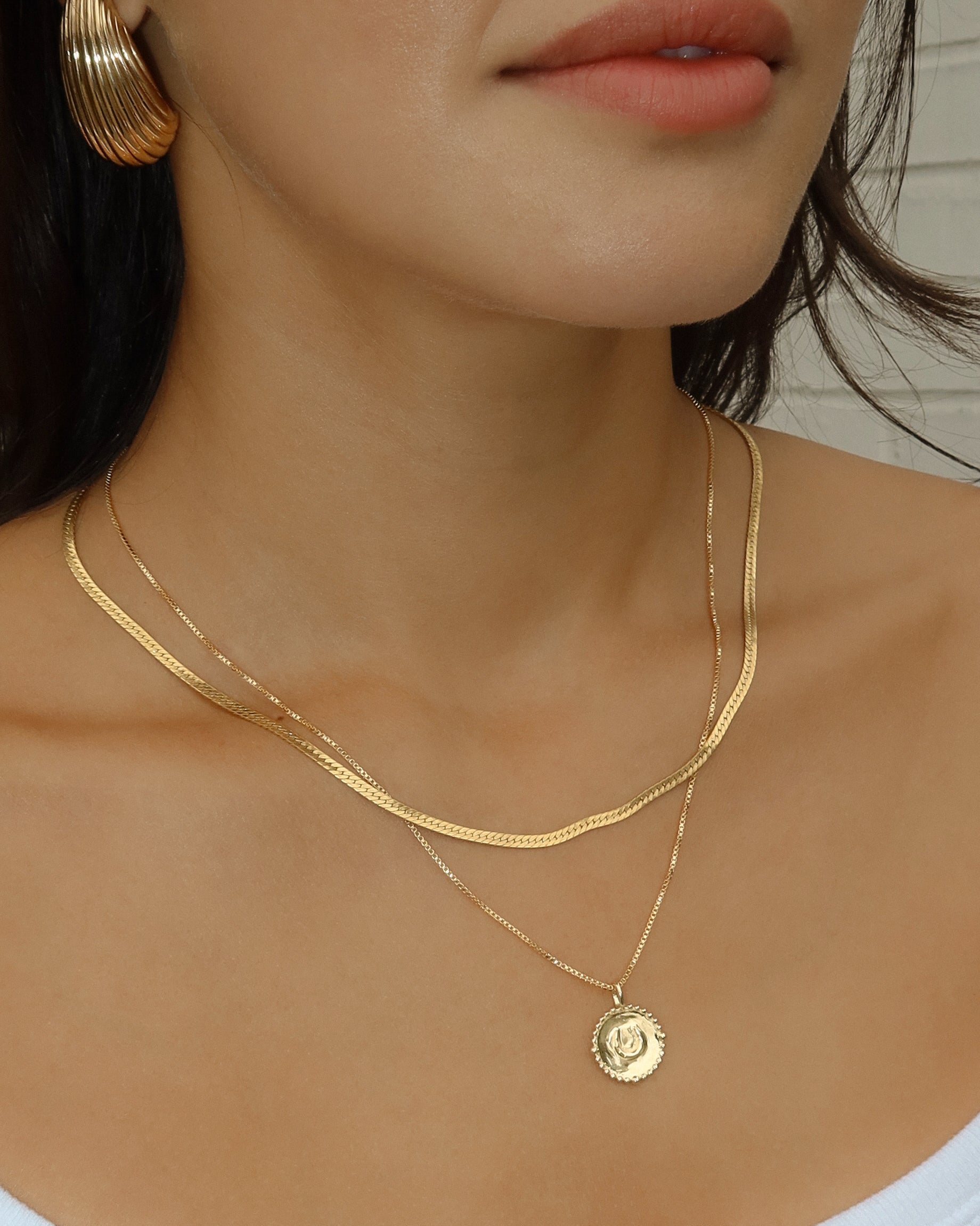 Horseshoe Coin Pendant