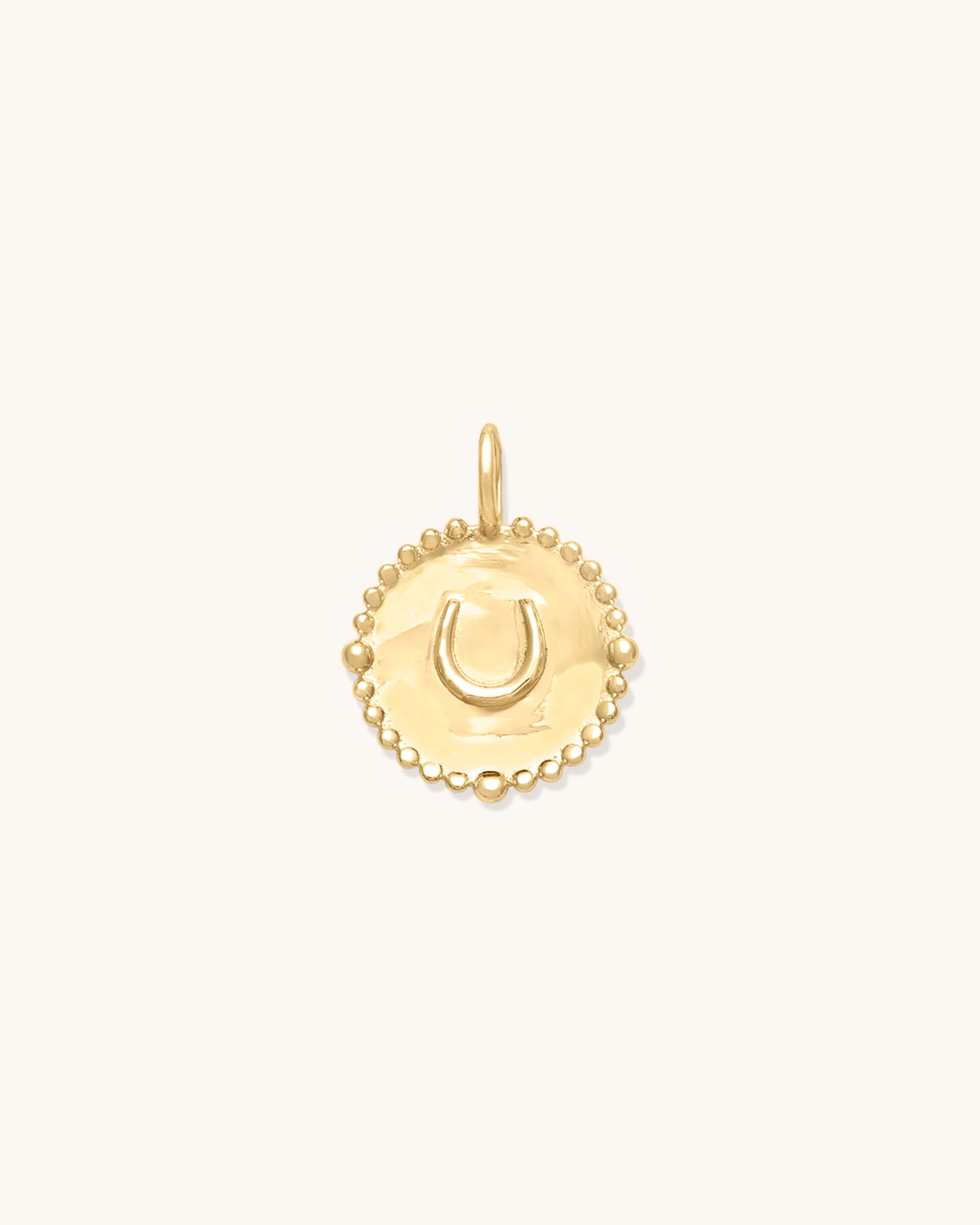 Horseshoe Coin Pendant